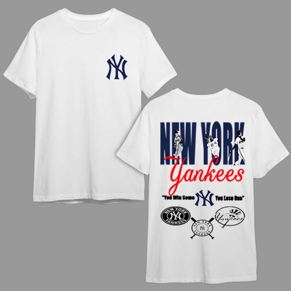 Classic vogue Tops - New York Yankees  Oversize Crew neck Graphic T-shirt for men’s & Women’s